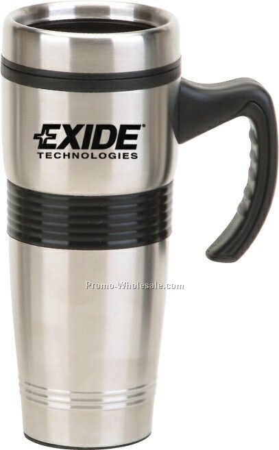 17 Oz. Classic Mug With Rubber Grip With Handle