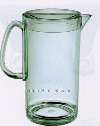 2 Quart Round Acrylic Pitcher W/ Lid