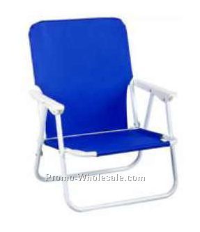 21.26"x16.14"x25.59" Blue Aluminum Folding Chair