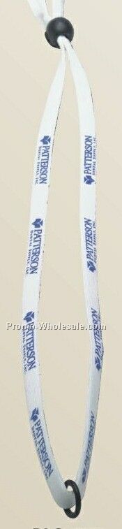 29" To 30" Adjustable Nylon Elastic Lanyards With O-ring