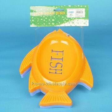 2pcs Fish-shaped Soap Dish