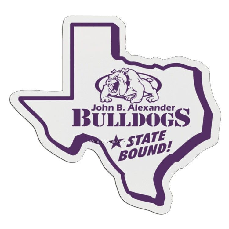 3-1/2" Texas Plastic Badge