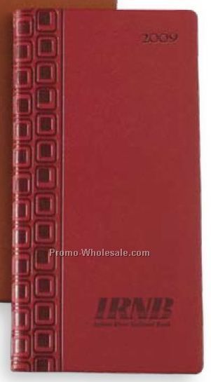 3-1/8"x6-1/2" Red Deco Horizontal Pocket