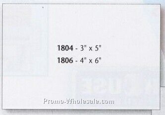 3"x5" Pdq Square Corner Rectangle Decal