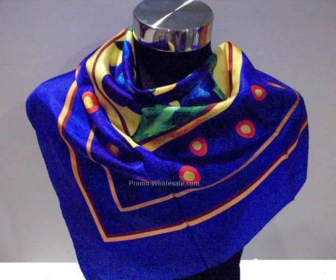 30"x30" 100% Silk Scarves