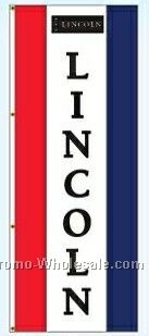 3'x8' Stock Double Face Dealer Rotator Logo Flags - Inco