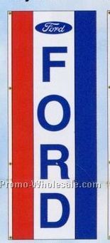 3'x8' Stock Single Face Dealer Rotator Logo Flags - Ford