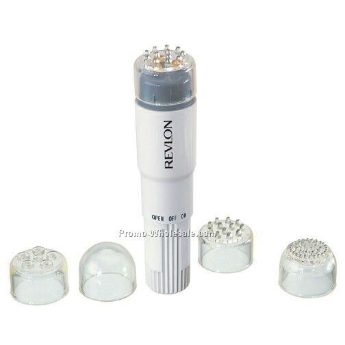 4-1/8"x1" Mini Portable Massager W/ 4 Different Massage Tips