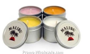 4 Oz. Soy Travel Candle - In Square Window Tin