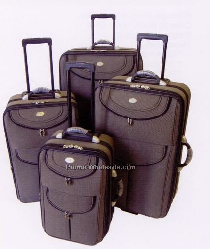 4 Piece Luggage Set - 1200d Polyester (Upright)