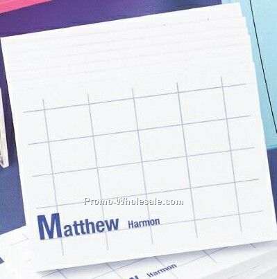 4"x3" Designer 50 Sheet Pad