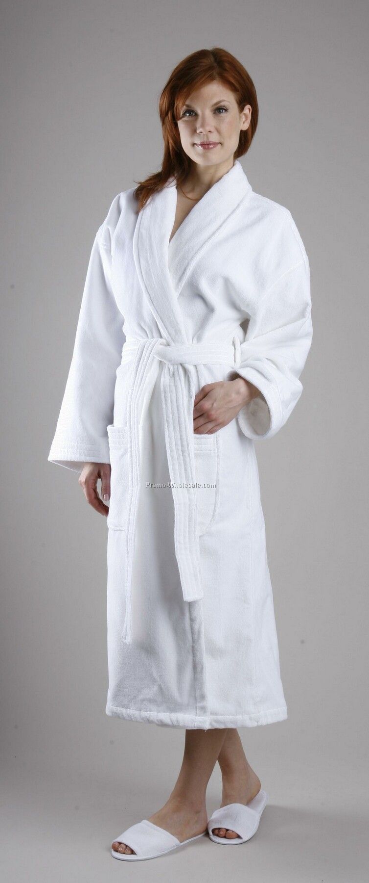 48" Turkish Classic Hotel Shawl Collar Robe