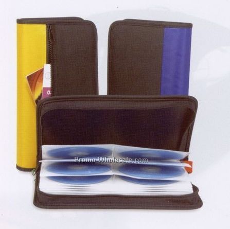 48 CD/ DVD Carry Case - 6-1/2"x1-3/4"x11-1/4"