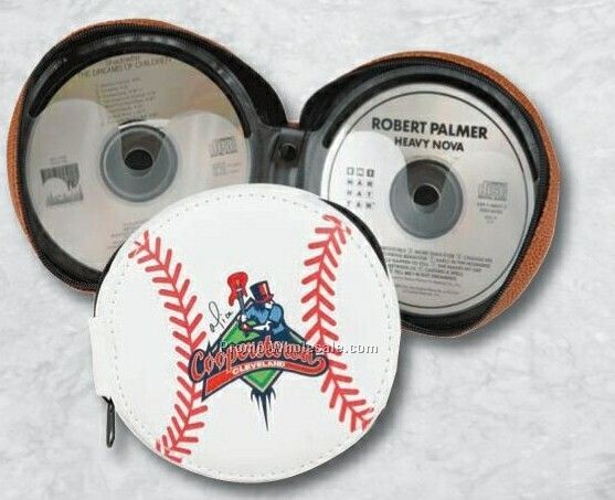 5-1/2" Basketball Sport Zippered CD Holder