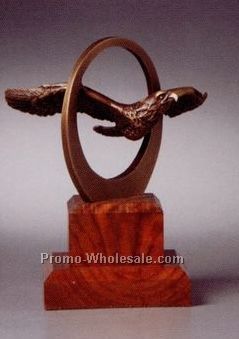 5-1/2"x5" Circle Of Excellence Eagle Sculpture (Small)