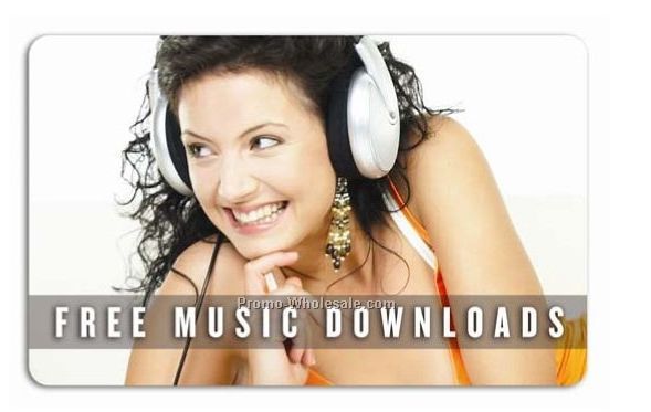 5 Songs Music Download Card