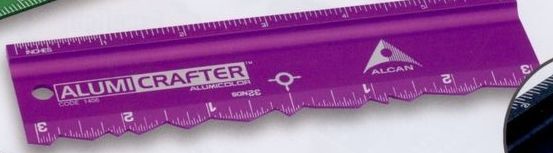 6" Alumicrafter Ruler