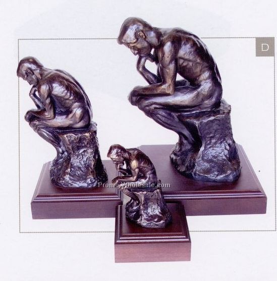 6" The Thinker Sculpture