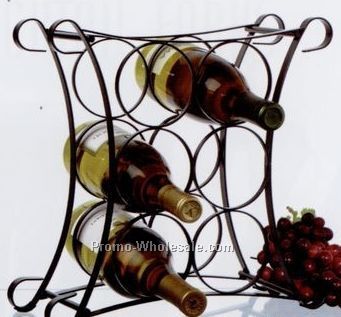 6 Bottle Square Wine Rack