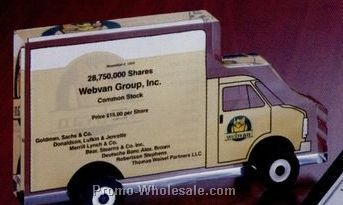 7-1/2"x4-1/4"x1" Van On Wheels Embedment
