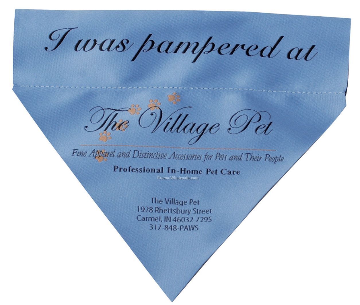 7-1/2"x8.63" Wov-in Line Pet Collar Bandana - Elite Material