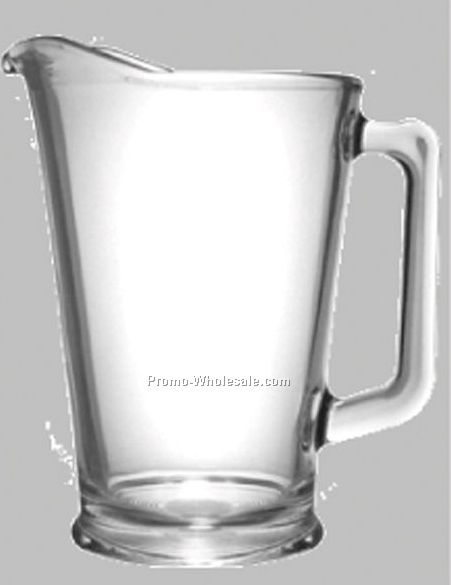 78 Oz. Glass Pitcher W/ Open Handle