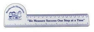8" Flexible Ruler With Rounded / Arched End