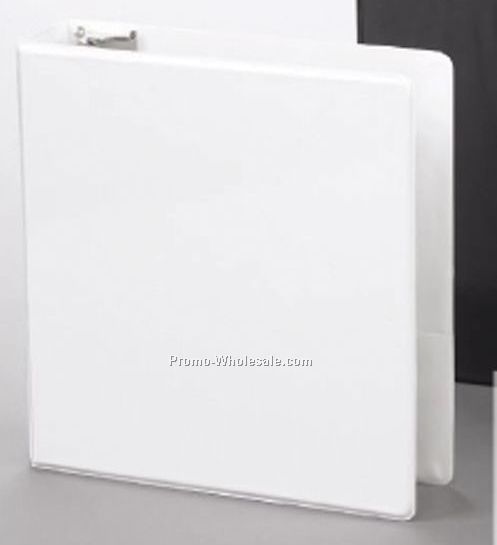 8-1/2"x5-1/2" Standard Vinyl Overlay Ring Binder(3/4" Front Overlay)