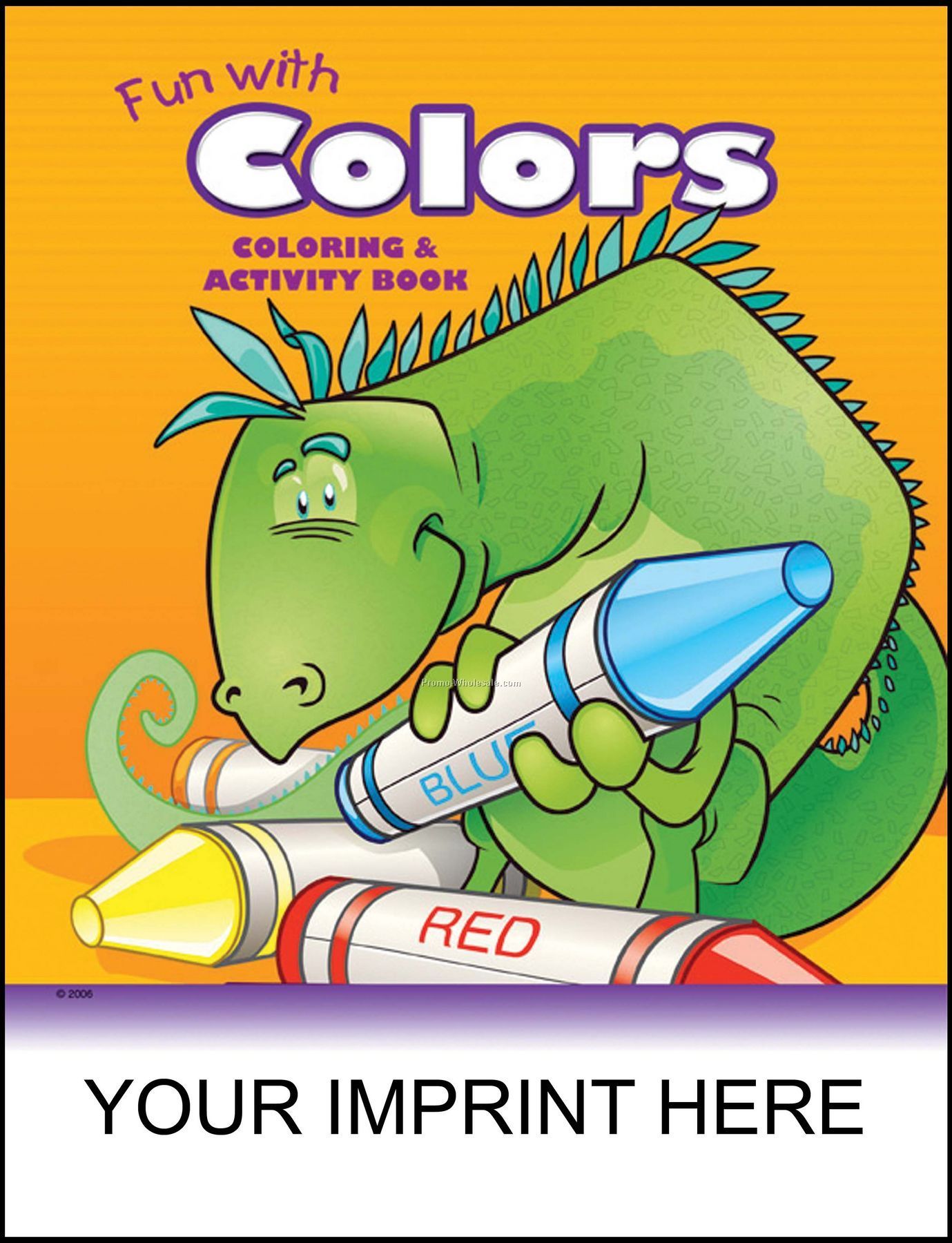 8-3/8"x10-7/8" Fun With Colors Coloring & Activity Book
