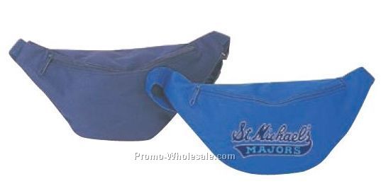 9"x4-1/2"x2-1/2" Polyester Fanny Pack W/ 1 Zipper