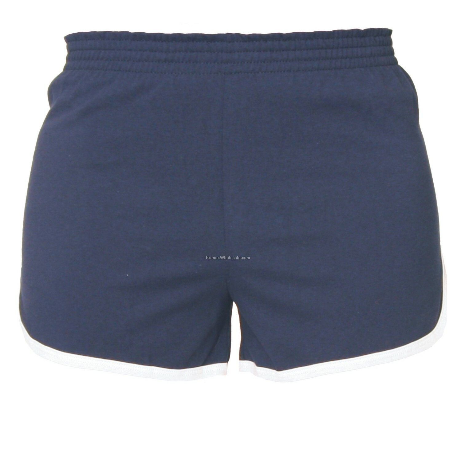 Adults' Navy Blue Retro Shorts (Xs-xl)