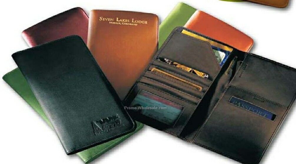 Airline Ticket / Passport Case (Florentine Napa Leather)