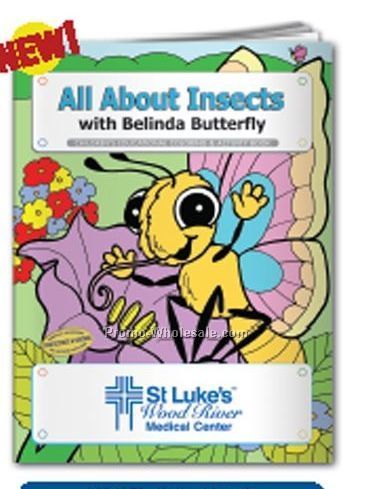 All About Insects With Belinda Butterfly Coloring Book