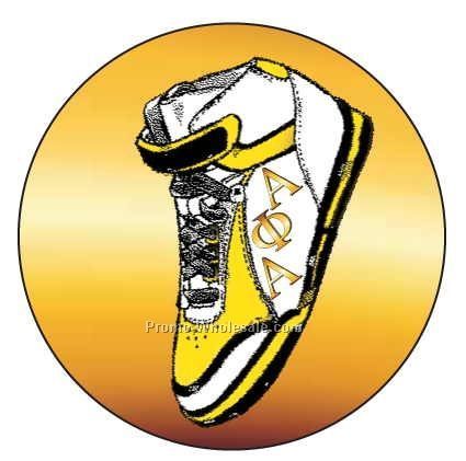 Alpha Phi Alpha Fraternity Shoe Badge W/ Metal Pin (2-1/2")