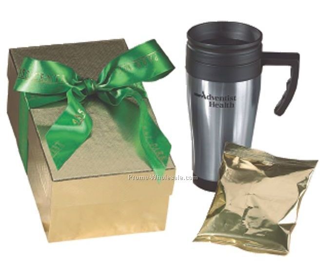Applause Travel Mug With Coffee In Gift Box (Standard Shipping)