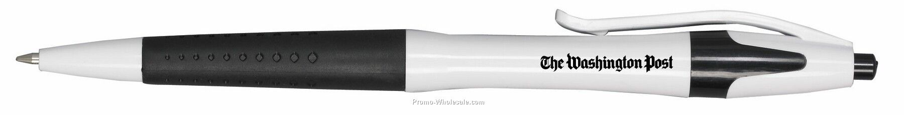 Athena White Barrel Pen With Matching Gripper
