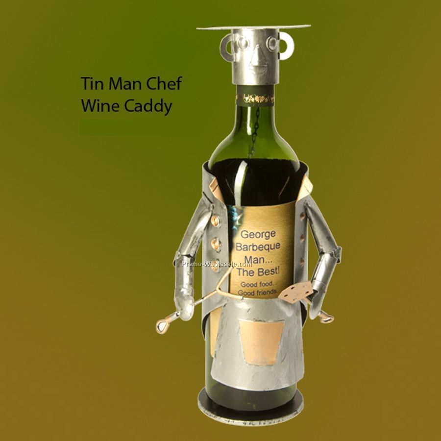 Bar-b-que Tin Man Wine Caddy