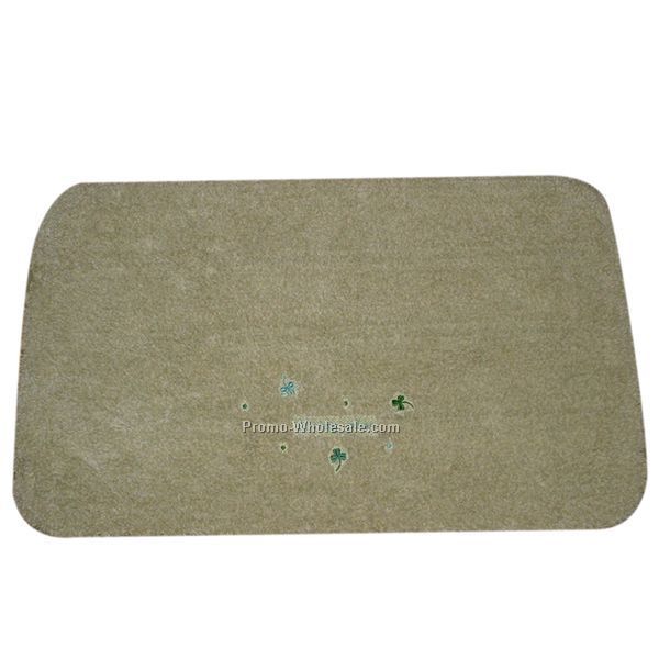 Bath Mat W/Curved End