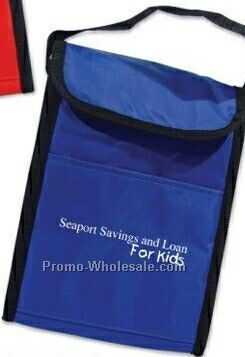 Blue Insulated Lunch Bag