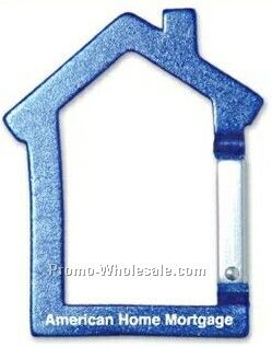 Blue Metal House Carabiner