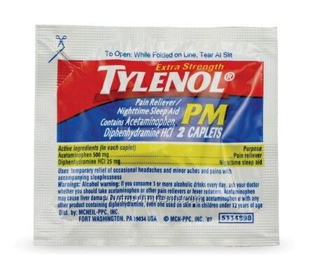 Branded Otc Product - Analgesic (Tylenol PM Individual Packet)