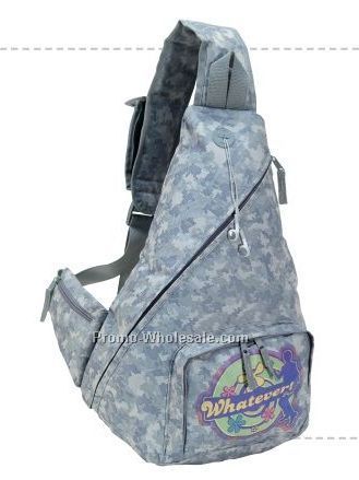 Camouflage Top-secret Sling Backpack