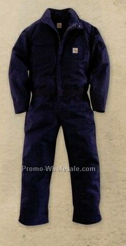 Carhartt Flame-resistant Canvas Coverall (36-54) - Dark Navy Blue