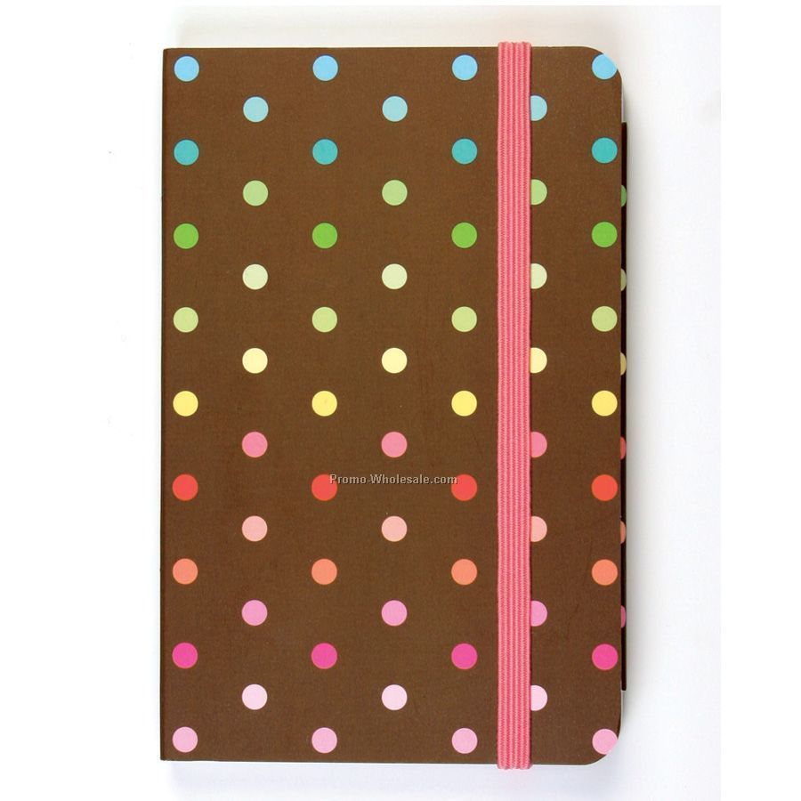 Chocolate Dots Pocket Size Journal
