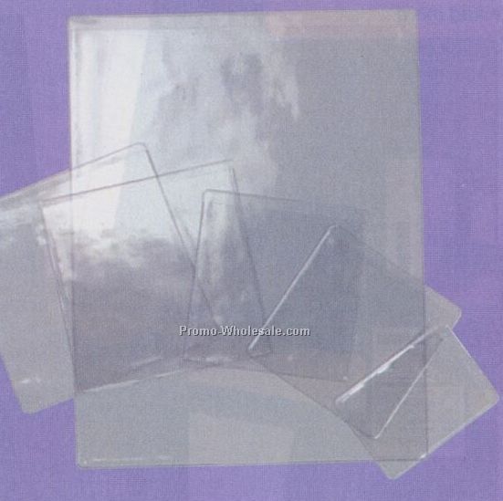 Clear Vinyl Credit Card Sleeve (3-3/8"x2-1/8")