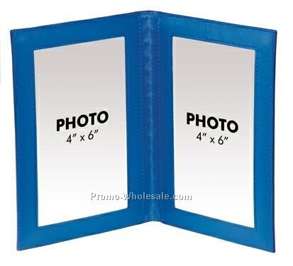 Colorplay Leather Double Photo Frame