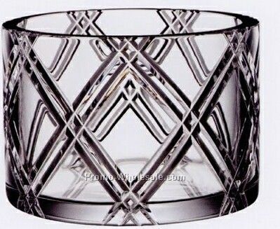 Crystal Diagonal Cross Reflections Bowl