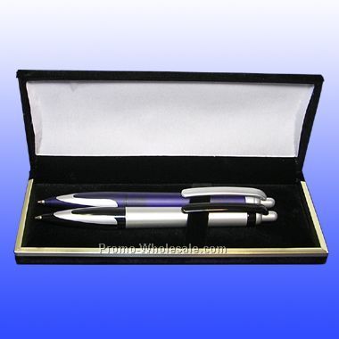 Deluxe Velvet Dual Pen Box