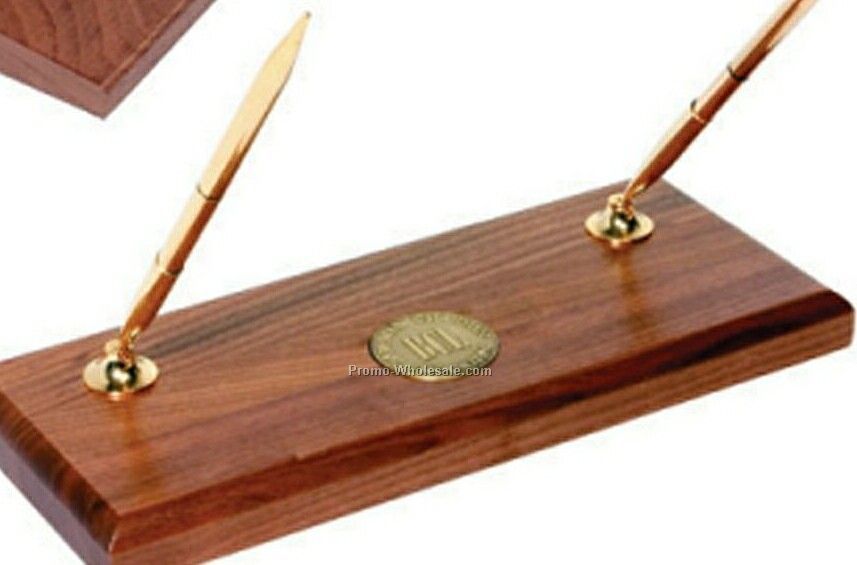 Dymondwood Pen & Pencil Holder Set(Die Cast Brass/Domestic)