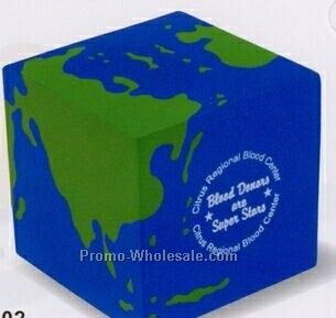 Earth Cube Squeeze Toy